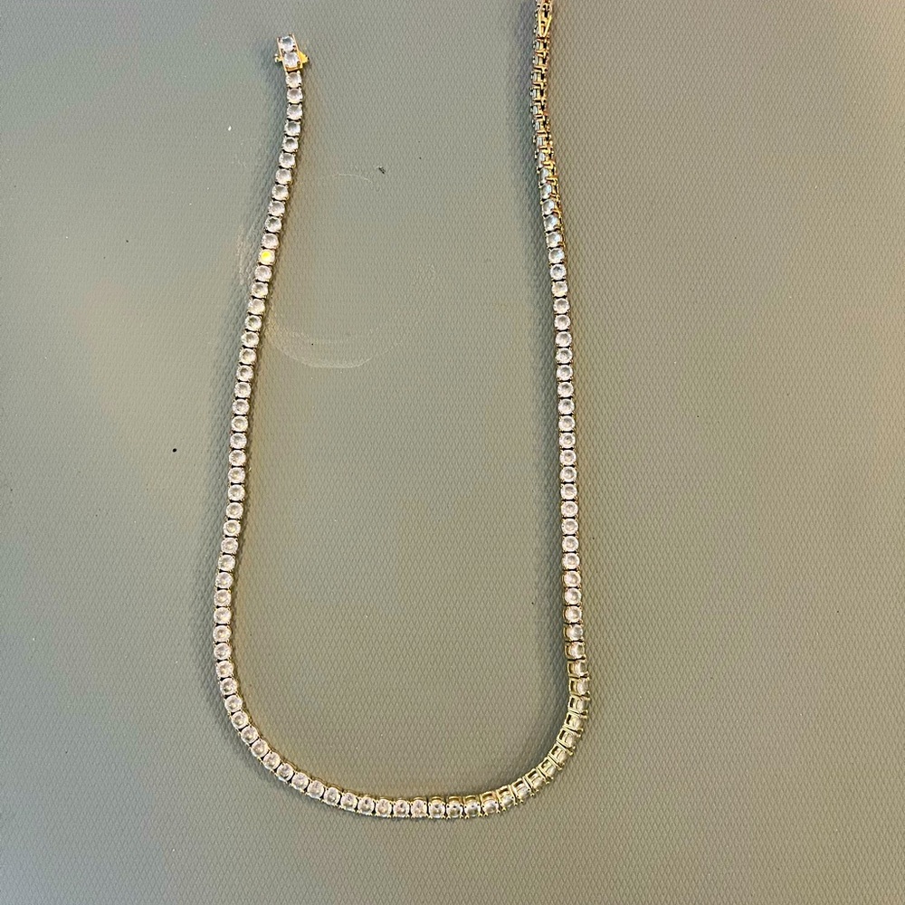 Gold and Diamond Box Chain 18” Craftd London